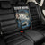Striped Bass Jumping Back Car Seat Cover Blue Splash Graphic and Custom Name Design - Wonder Print Shop
