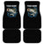 Striped Bass Jumping Car Mats Blue Splash Graphic and Custom Name Design - Wonder Print Shop