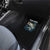 Striped Bass Jumping Car Mats Blue Splash Graphic and Custom Name Design - Wonder Print Shop