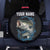Striped Bass Jumping Spare Tire Cover Blue Splash Graphic and Custom Name Design - Wonder Print Shop