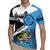 Largemouth Bass Fishing Underwater Graphic Rugby Jersey Mountain Silhouette and Custom Name Design - Wonder Print Shop
