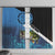 Largemouth Bass Fishing Underwater Graphic Window Curtain Mountain Silhouette and Custom Name Design - Wonder Print Shop