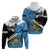 Largemouth Bass Fishing Underwater Graphic Zip Hoodie Mountain Silhouette and Custom Name Design - Wonder Print Shop
