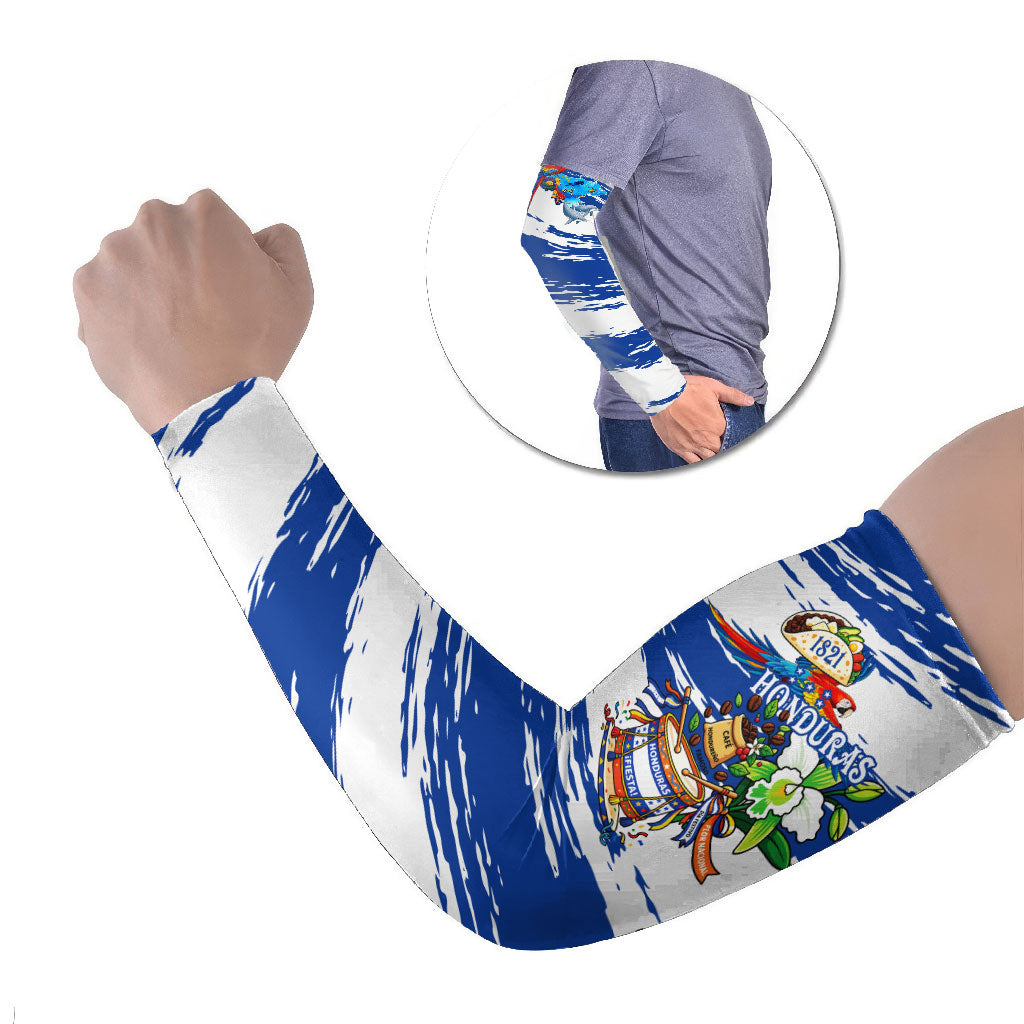Honduras Independence Day Arm Sleeves Honduran Cultural Heritage Patriotic Symbols Vibrant