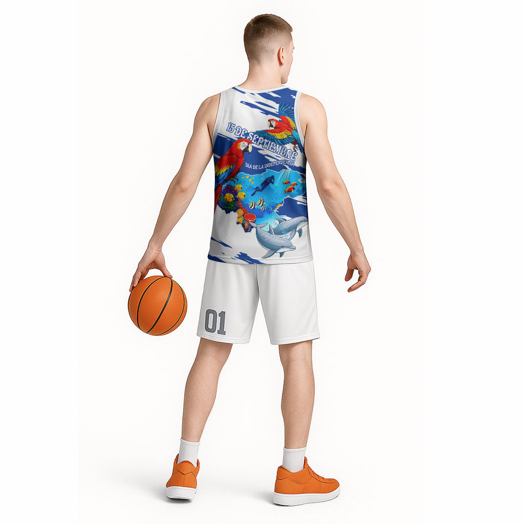 Honduras Independence Day Basketball Jersey Honduran Cultural Heritage Patriotic Symbols Vibrant