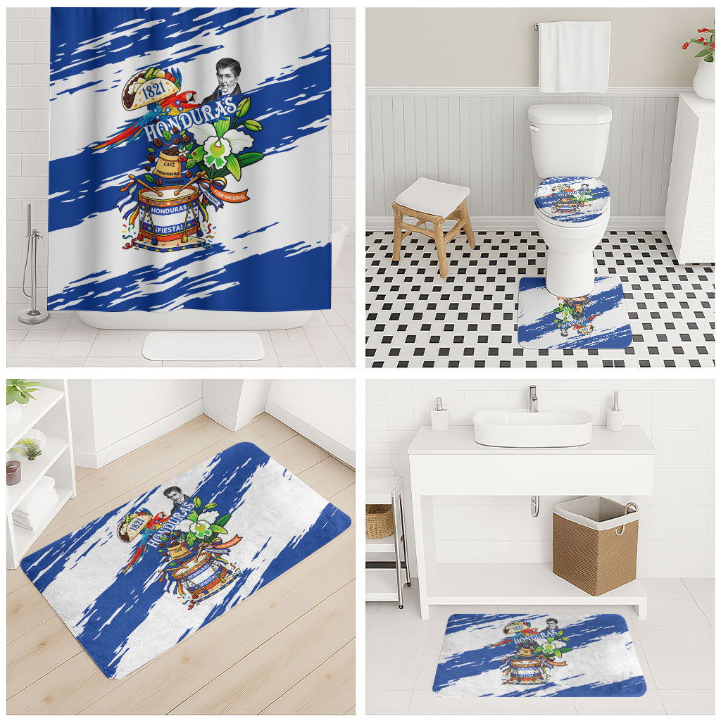Honduras Independence Day Bathroom Set Honduran Cultural Heritage Patriotic Symbols Vibrant