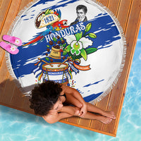 Honduras Independence Day Beach Blanket Honduran Cultural Heritage Patriotic Symbols Vibrant
