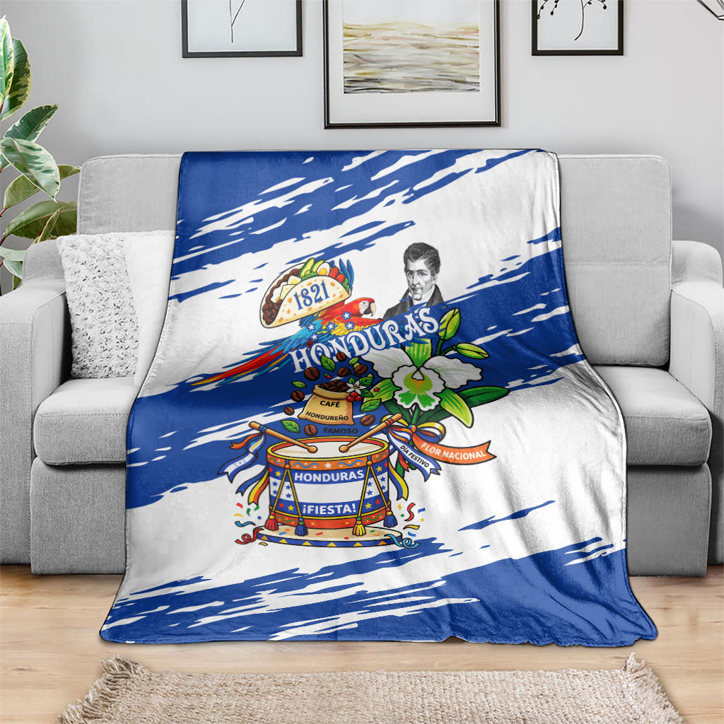 Honduras Independence Day Blanket Honduran Cultural Heritage Patriotic Symbols Vibrant