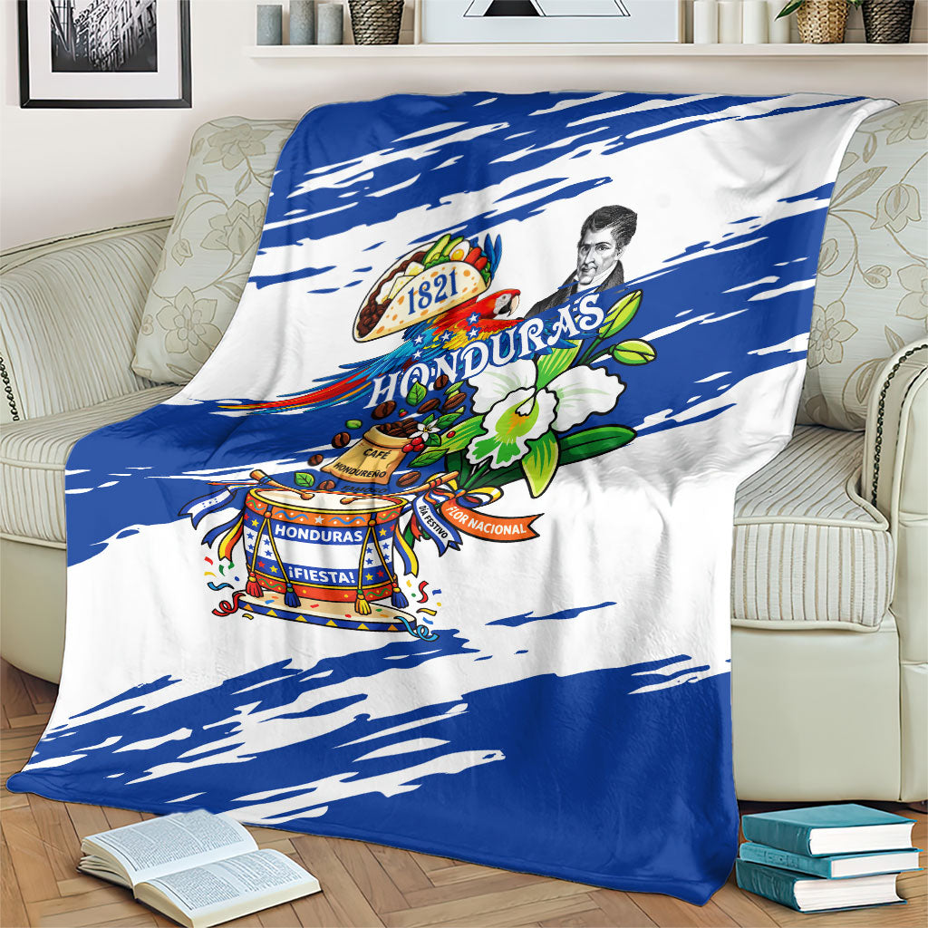 Honduras Independence Day Blanket Honduran Cultural Heritage Patriotic Symbols Vibrant