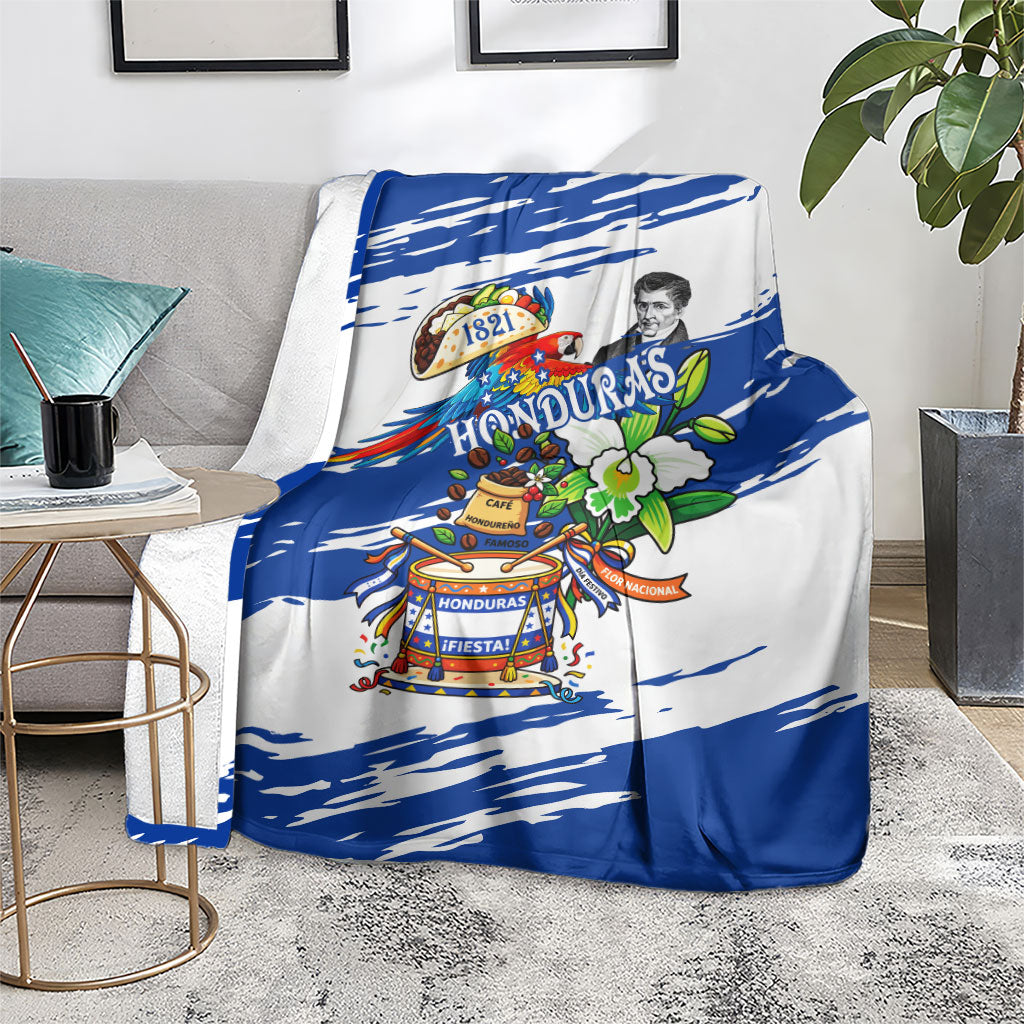 Honduras Independence Day Blanket Honduran Cultural Heritage Patriotic Symbols Vibrant