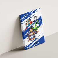 Honduras Independence Day Canvas Wall Art Honduran Cultural Heritage Patriotic Symbols Vibrant