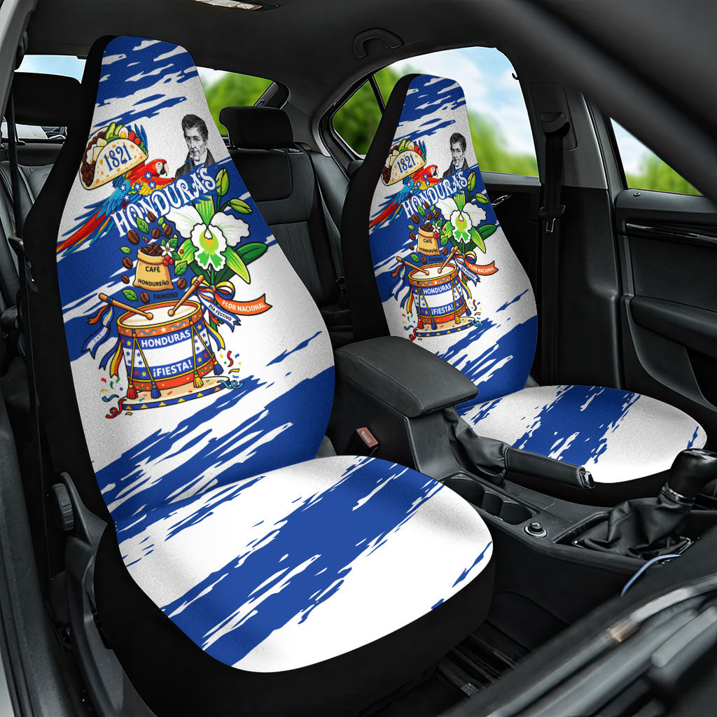 Honduras Independence Day Car Seat Cover Honduran Cultural Heritage Patriotic Symbols Vibrant
