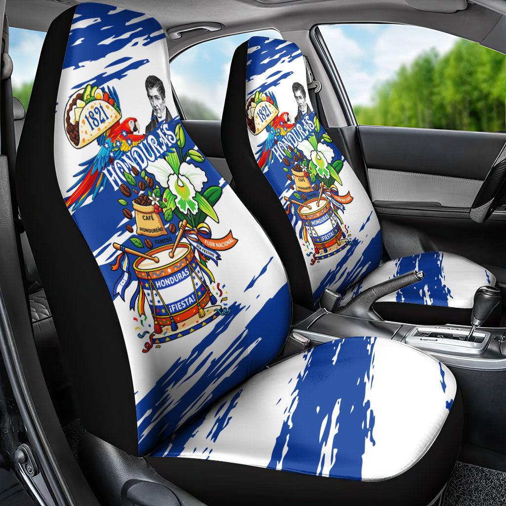 Honduras Independence Day Car Seat Cover Honduran Cultural Heritage Patriotic Symbols Vibrant