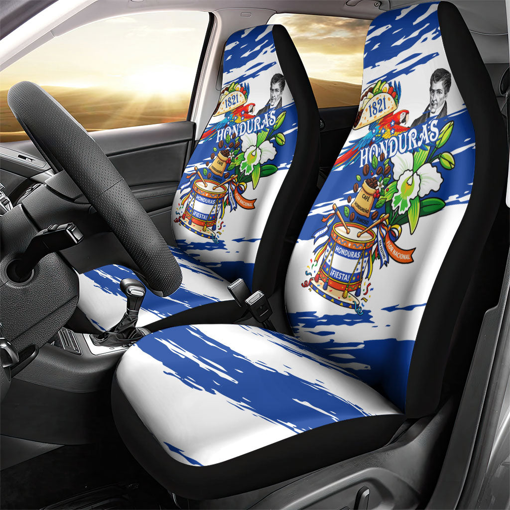 Honduras Independence Day Car Seat Cover Honduran Cultural Heritage Patriotic Symbols Vibrant