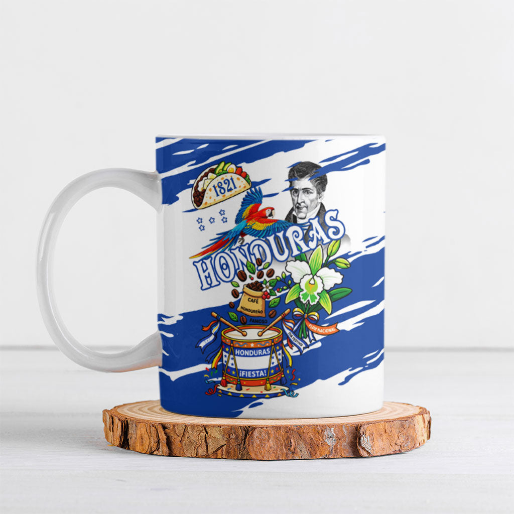 Honduras Independence Day Ceramic Mug Honduran Cultural Heritage Patriotic Symbols Vibrant
