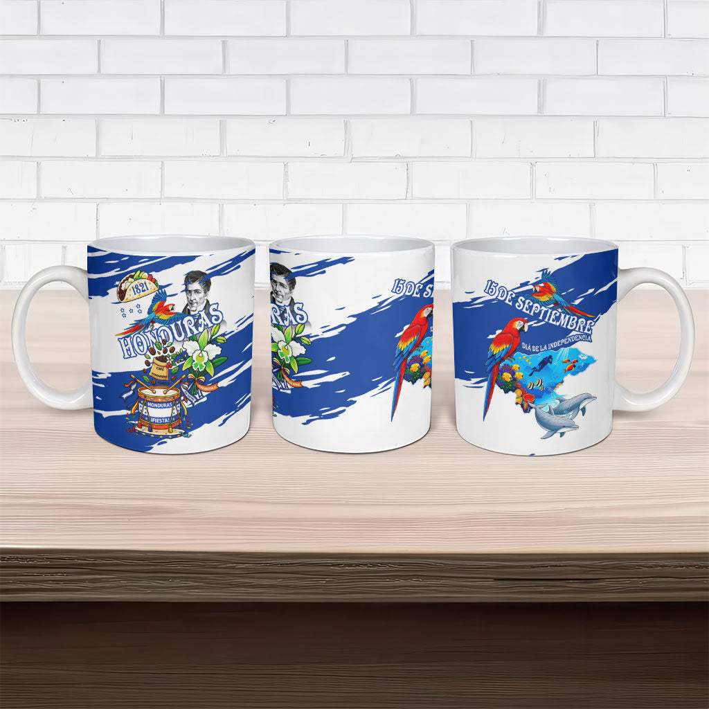 Honduras Independence Day Ceramic Mug Honduran Cultural Heritage Patriotic Symbols Vibrant