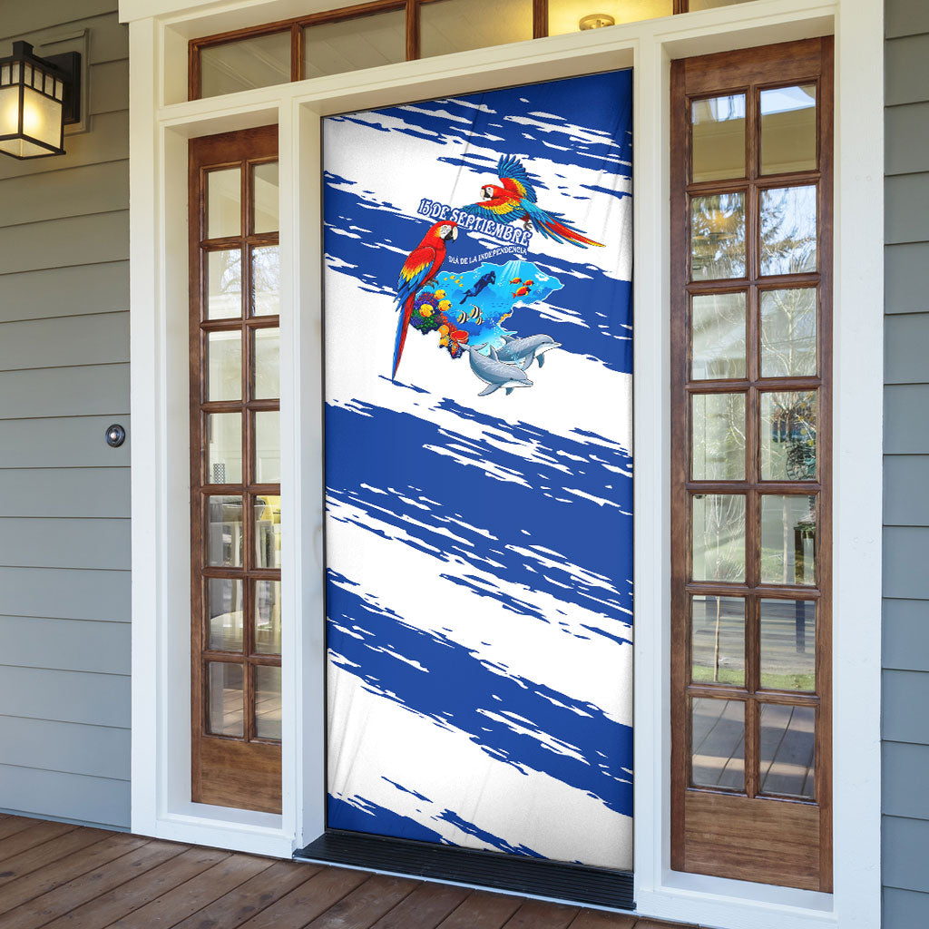 Honduras Independence Day Door Cover Honduran Cultural Heritage Patriotic Symbols Vibrant