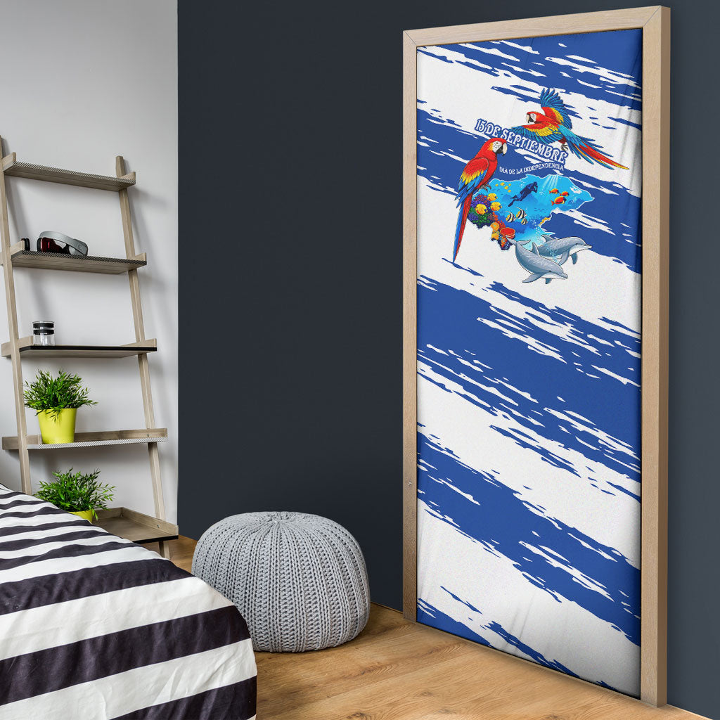 Honduras Independence Day Door Cover Honduran Cultural Heritage Patriotic Symbols Vibrant