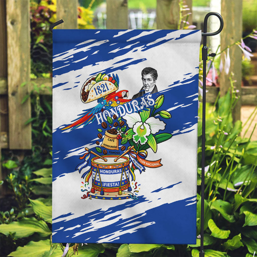 Honduras Independence Day Garden Flag Honduran Cultural Heritage Patriotic Symbols Vibrant