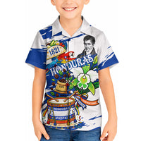 Honduras Independence Day Hawaiian Shirt Honduran Cultural Heritage Patriotic Symbols Vibrant