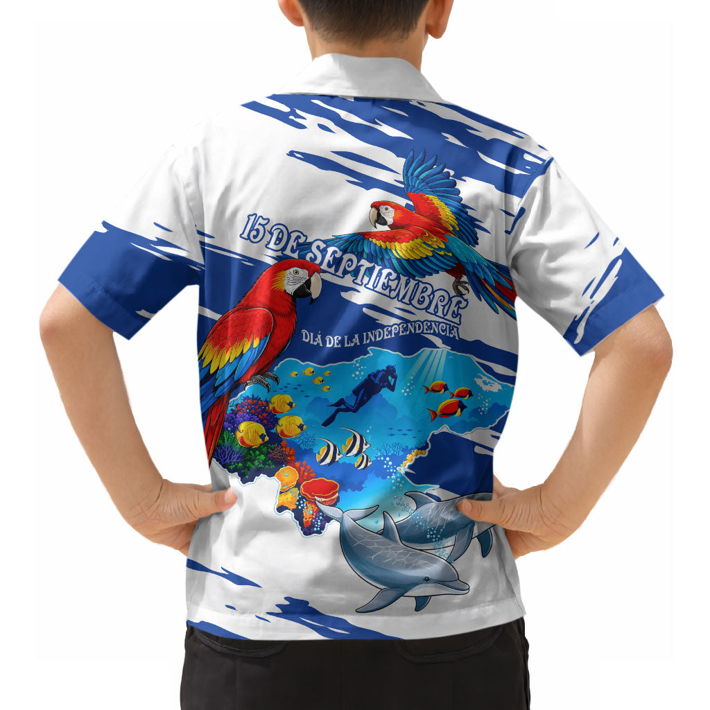 Honduras Independence Day Hawaiian Shirt Honduran Cultural Heritage Patriotic Symbols Vibrant