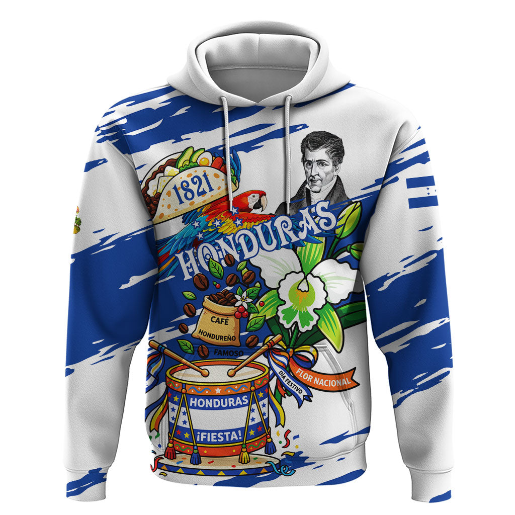 Honduras Independence Day Hoodie Honduran Cultural Heritage Patriotic Symbols Vibrant