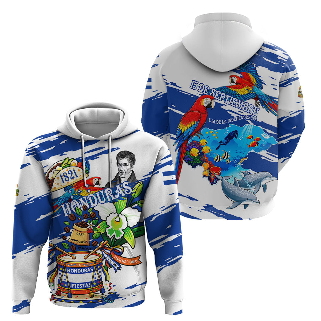 Honduras Independence Day Hoodie Honduran Cultural Heritage Patriotic Symbols Vibrant