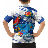 Honduras Independence Day Kid Hawaiian Shirt Honduran Cultural Heritage Patriotic Symbols Vibrant