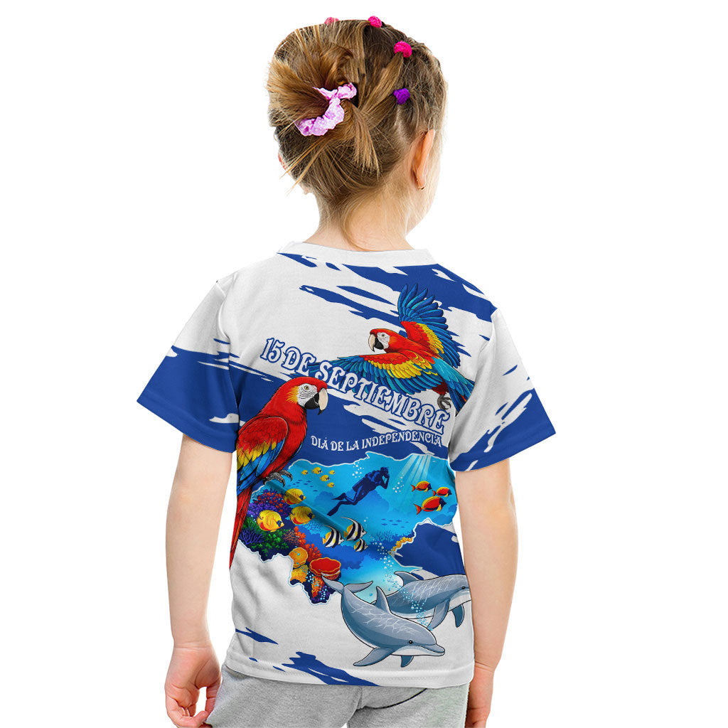 Honduras Independence Day Kid T Shirt Honduran Cultural Heritage Patriotic Symbols Vibrant