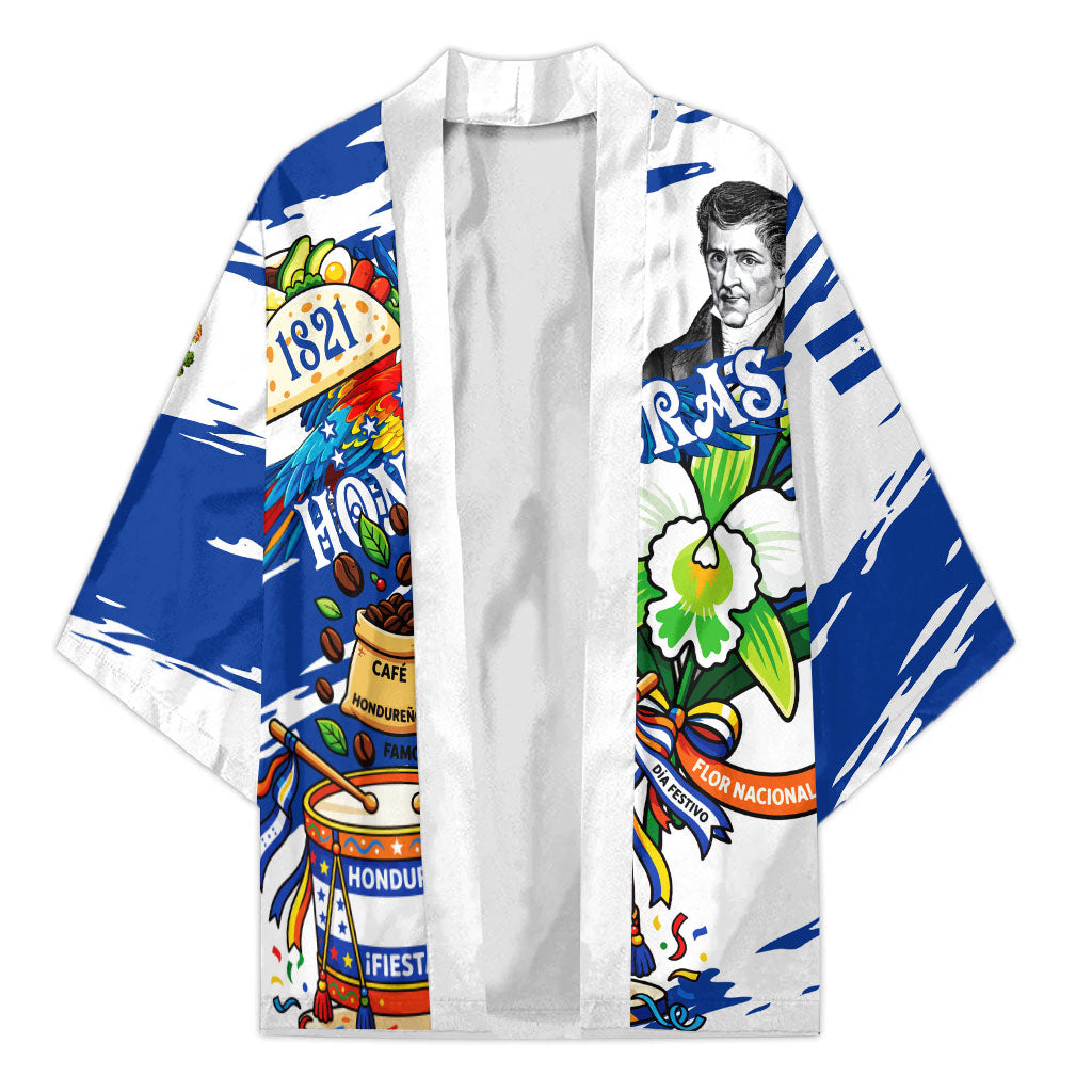 Honduras Independence Day Kimono Honduran Cultural Heritage Patriotic Symbols Vibrant