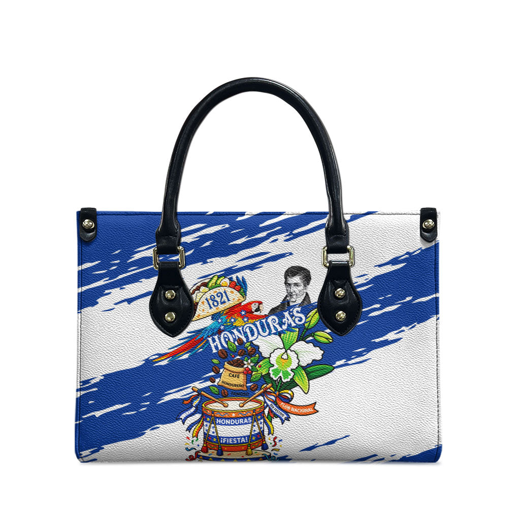 Honduras Independence Day Leather Bag Honduran Cultural Heritage Patriotic Symbols Vibrant