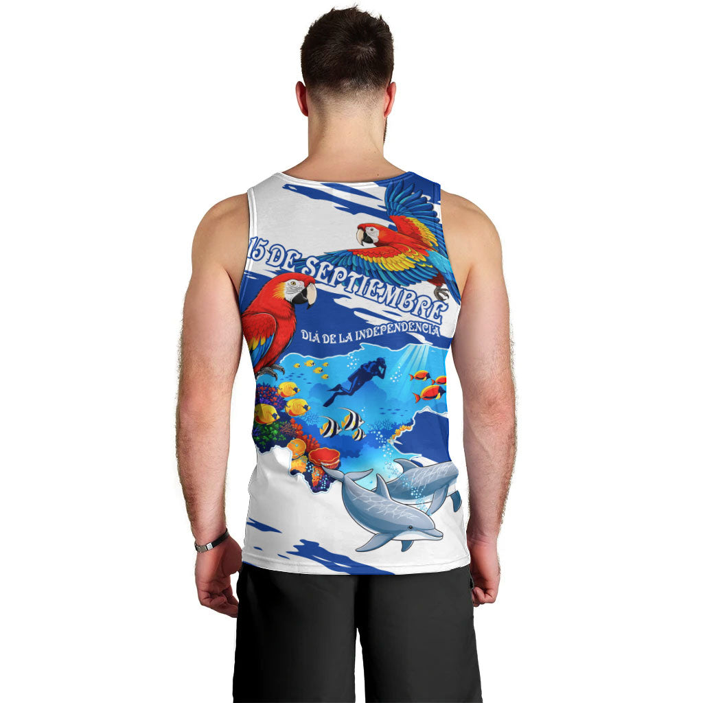 Honduras Independence Day Men Tank Top Honduran Cultural Heritage Patriotic Symbols Vibrant