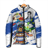 Honduras Independence Day Padded Jacket Honduran Cultural Heritage Patriotic Symbols Vibrant