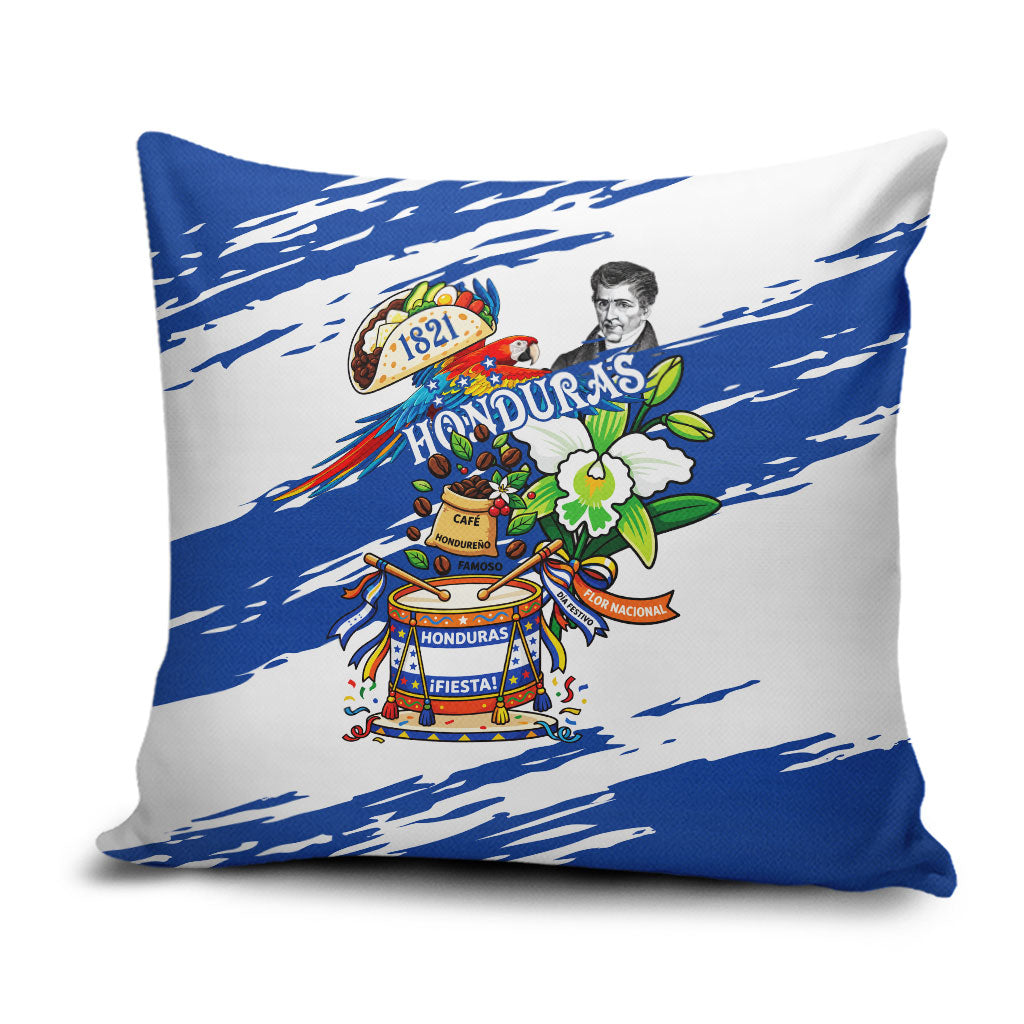 Honduras Independence Day Pillow Cover Honduran Cultural Heritage Patriotic Symbols Vibrant