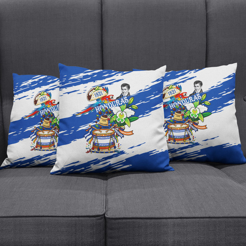 Honduras Independence Day Pillow Cover Honduran Cultural Heritage Patriotic Symbols Vibrant