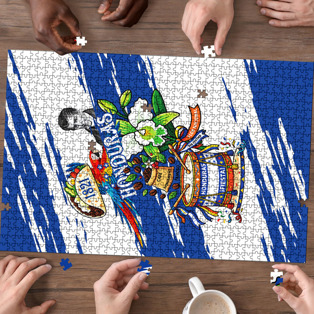 Honduras Independence Day Puzzle Honduran Cultural Heritage Patriotic Symbols Vibrant