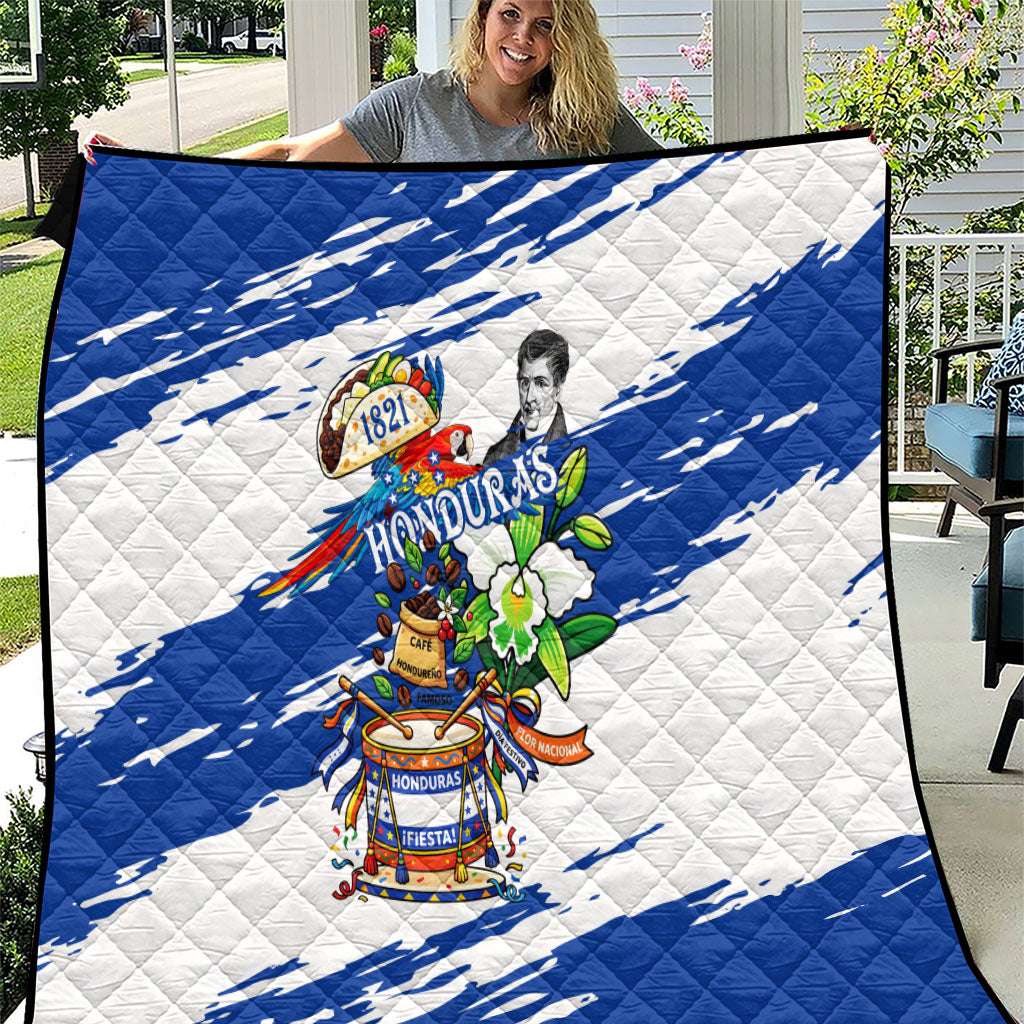 Honduras Independence Day Quilt Honduran Cultural Heritage Patriotic Symbols Vibrant