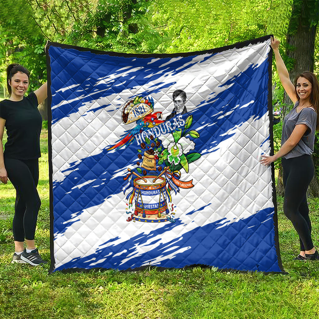 Honduras Independence Day Quilt Honduran Cultural Heritage Patriotic Symbols Vibrant