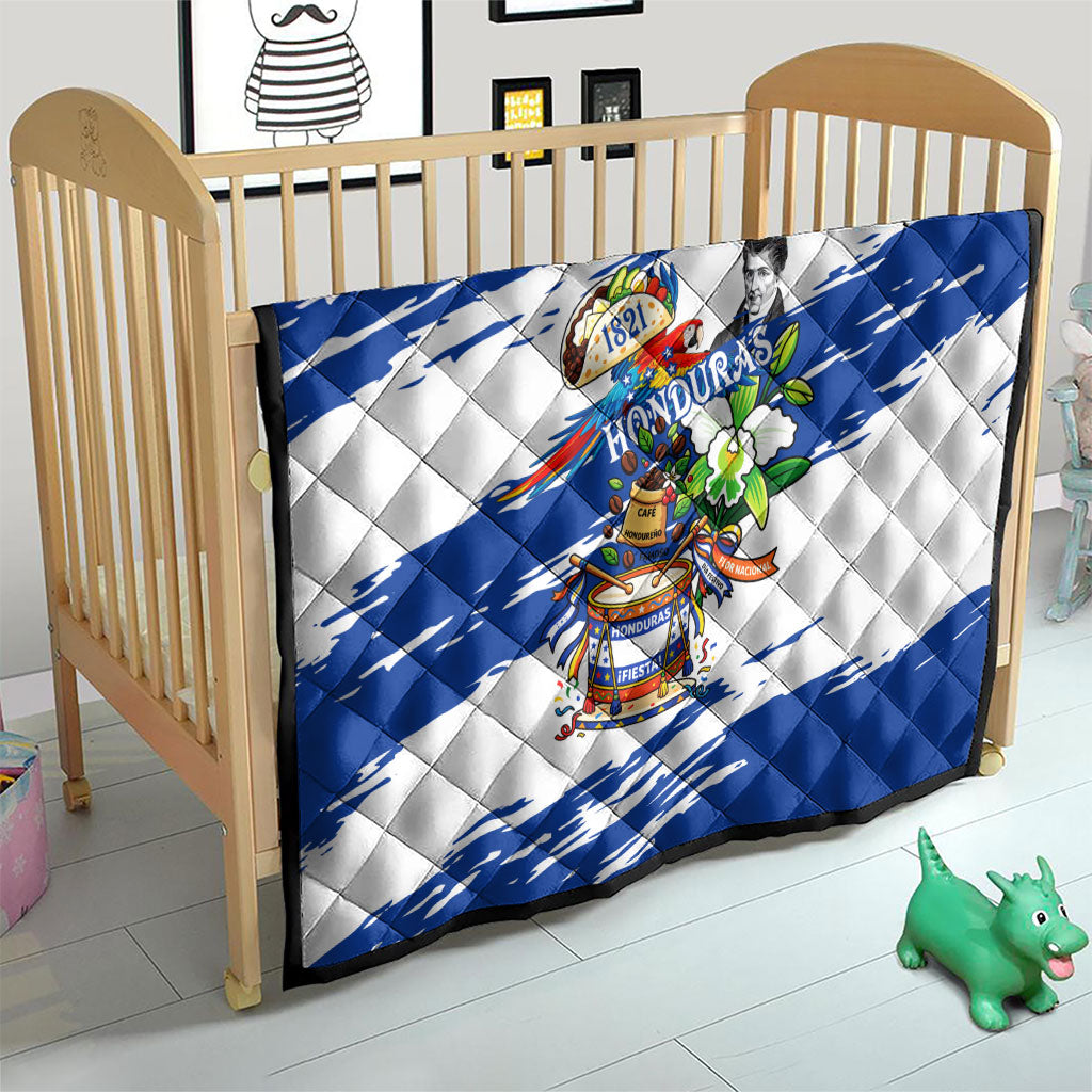 Honduras Independence Day Quilt Honduran Cultural Heritage Patriotic Symbols Vibrant