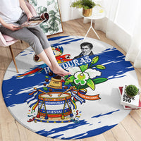 Honduras Independence Day Round Carpet Honduran Cultural Heritage Patriotic Symbols Vibrant