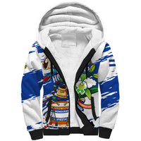 Honduras Independence Day Sherpa Hoodie Honduran Cultural Heritage Patriotic Symbols Vibrant