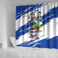 Honduras Independence Day Shower Curtain Honduran Cultural Heritage Patriotic Symbols Vibrant