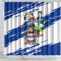Honduras Independence Day Shower Curtain Honduran Cultural Heritage Patriotic Symbols Vibrant