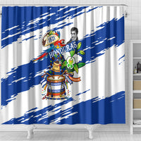 Honduras Independence Day Shower Curtain Honduran Cultural Heritage Patriotic Symbols Vibrant