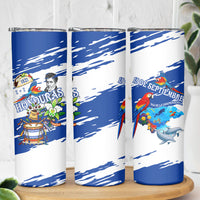 Honduras Independence Day Skinny Tumbler Honduran Cultural Heritage Patriotic Symbols Vibrant