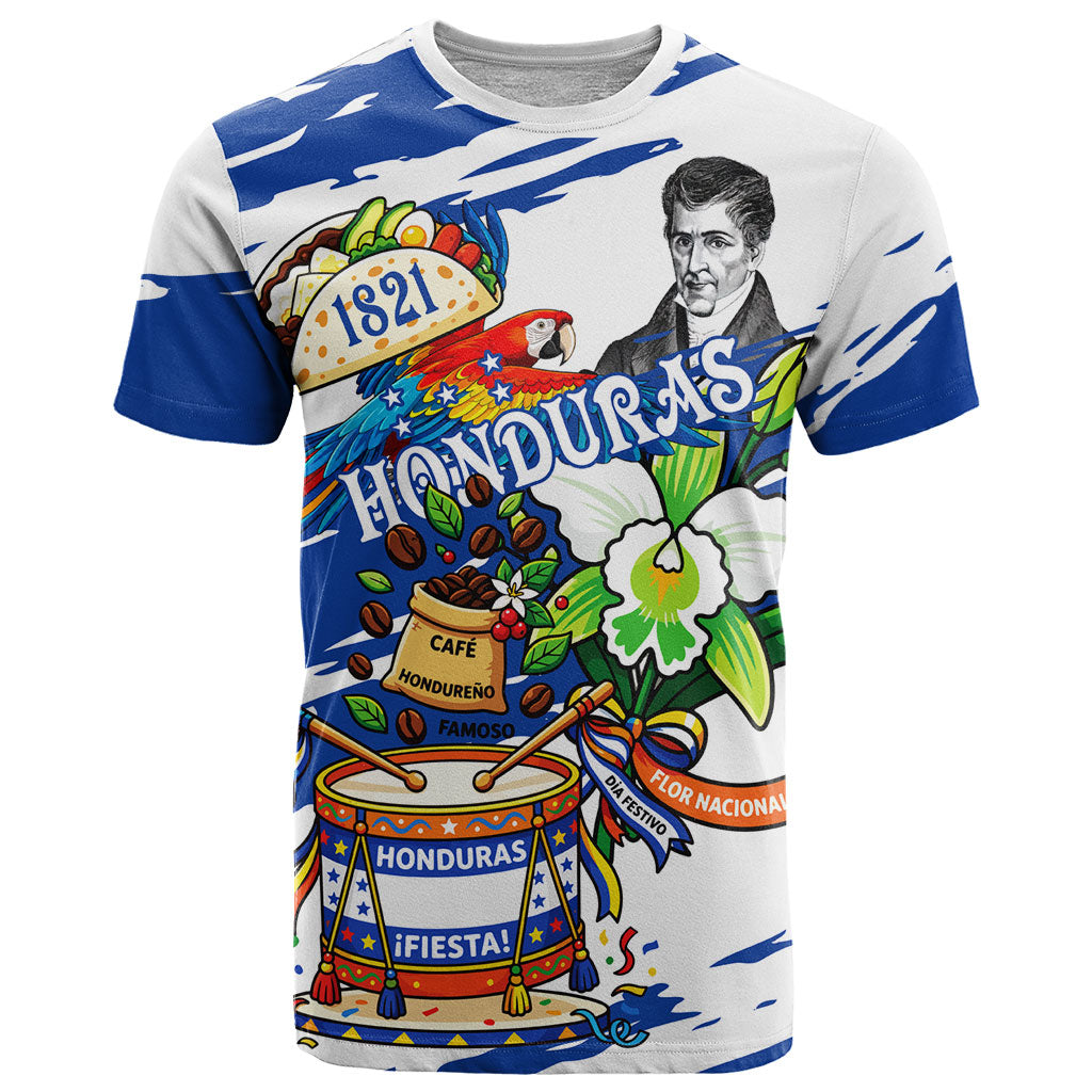 Honduras Independence Day T Shirt Honduran Cultural Heritage Patriotic Symbols Vibrant