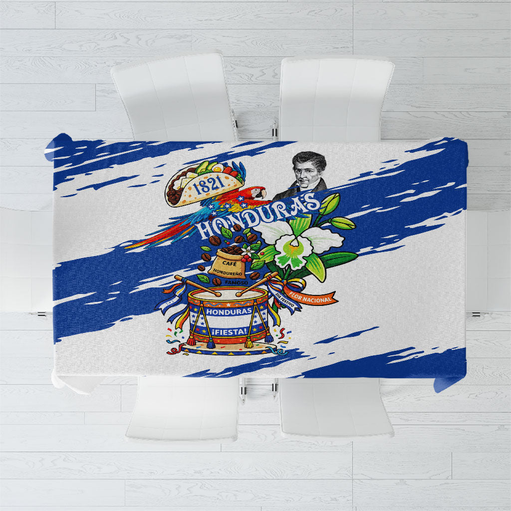 Honduras Independence Day Tablecloth Honduran Cultural Heritage Patriotic Symbols Vibrant