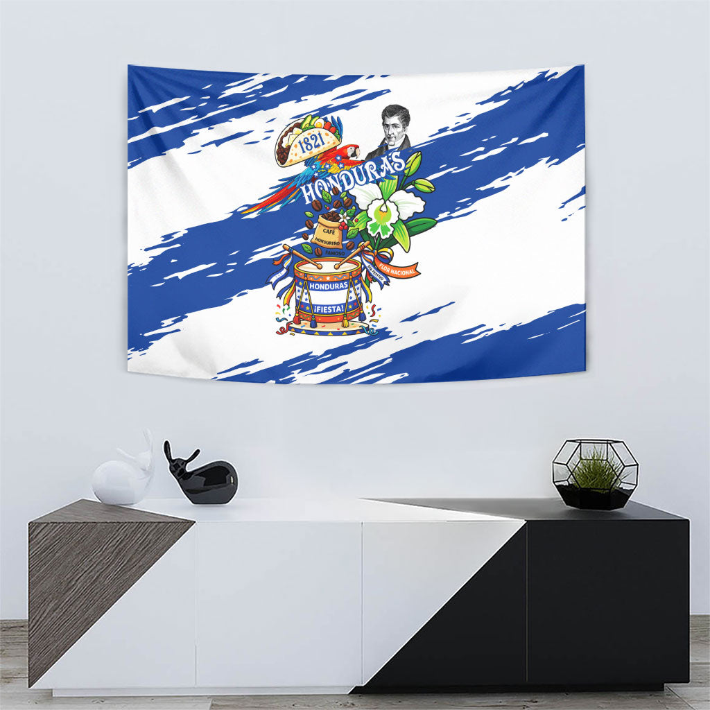 Honduras Independence Day Tapestry Honduran Cultural Heritage Patriotic Symbols Vibrant