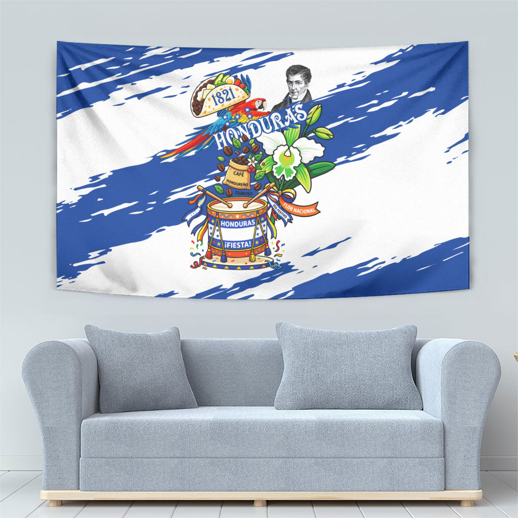 Honduras Independence Day Tapestry Honduran Cultural Heritage Patriotic Symbols Vibrant