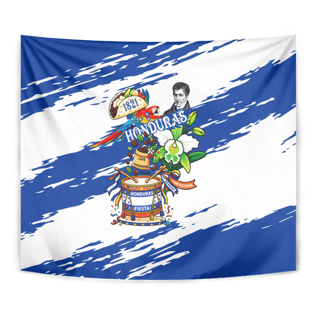 Honduras Independence Day Tapestry Honduran Cultural Heritage Patriotic Symbols Vibrant